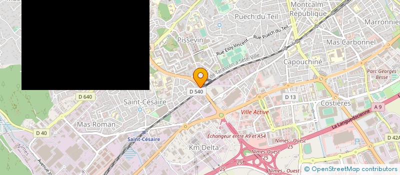 localisation de l'entreprise GARD BETON SARL à NIMES