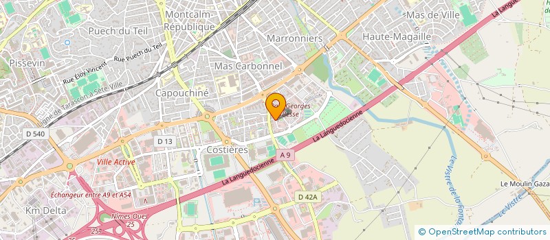 localisation de l'entreprise GARD CONSTRUCTION à NIMES