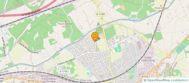 localisation de l'entreprise GARD FINANCEMENT PRO à LUNEL