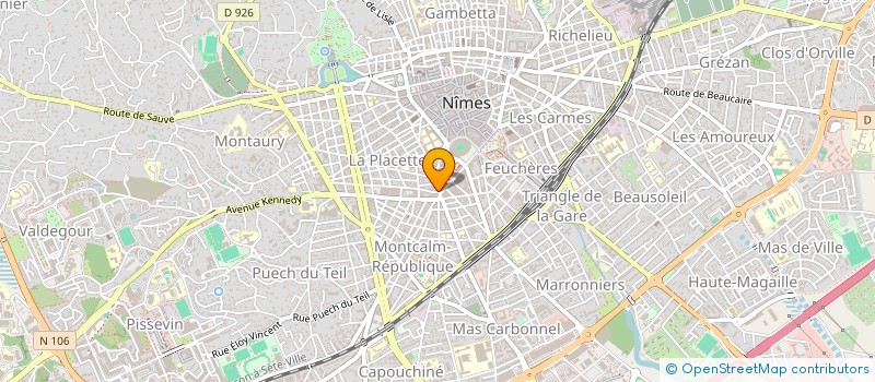 localisation de l'entreprise GARD'O'ROSES  NIMES