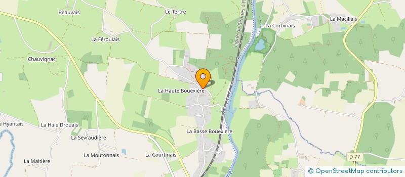 localisation de l'entreprise GARDAIS GUICHEN  GUICHEN