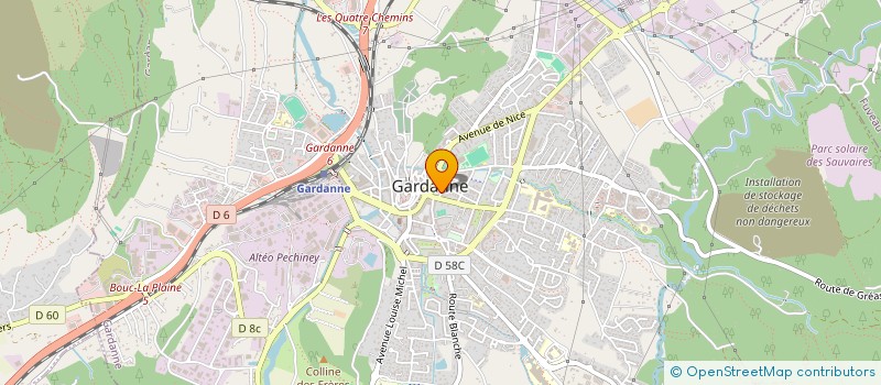 localisation de l'entreprise GARDANNAISE AGRICOLE à GARDANNE