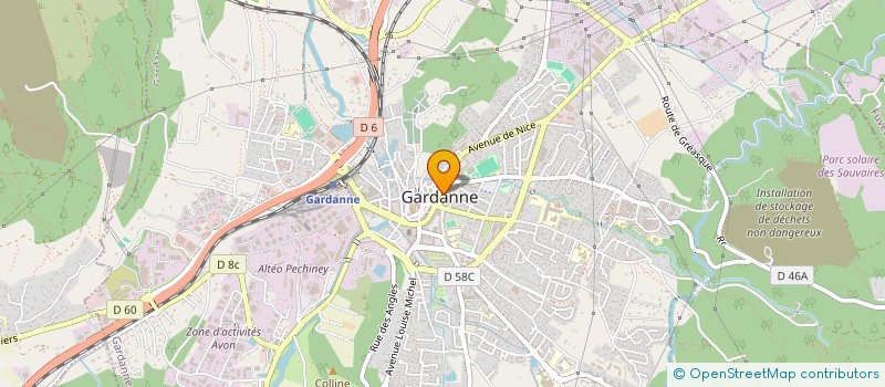 localisation de l'entreprise GARDANNAISE ESSENCES PETROLIER à GARDANNE