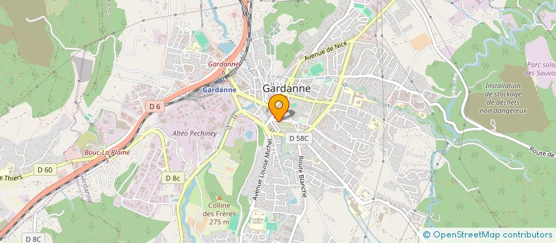 localisation de l'entreprise GARDANNE MEDICAL à GARDANNE