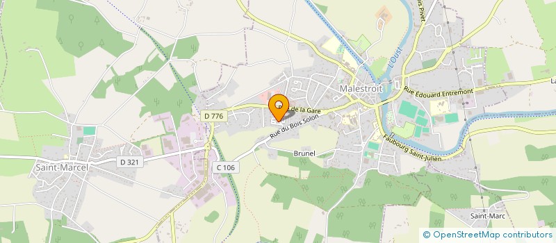 localisation de l'entreprise GARDE DE L'OUST DANSE  MALESTROIT