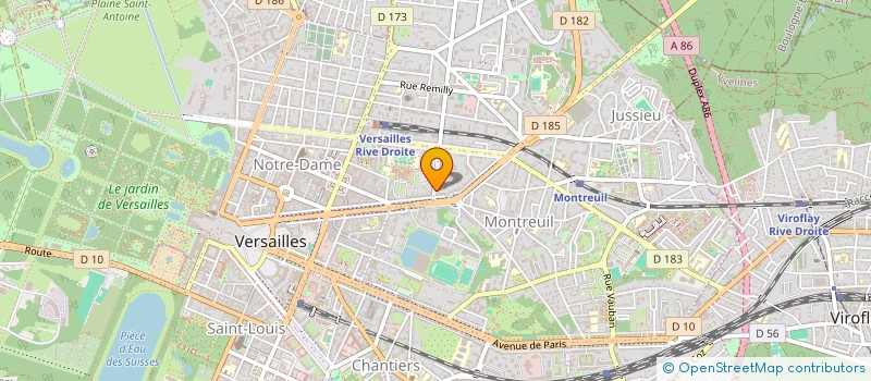 localisation de l'entreprise GARDE EPEE à VERSAILLES