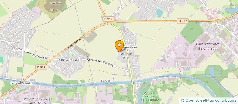 localisation de l'entreprise GARDE INTERVENTION SECURITE PRIVEE à CARVIN