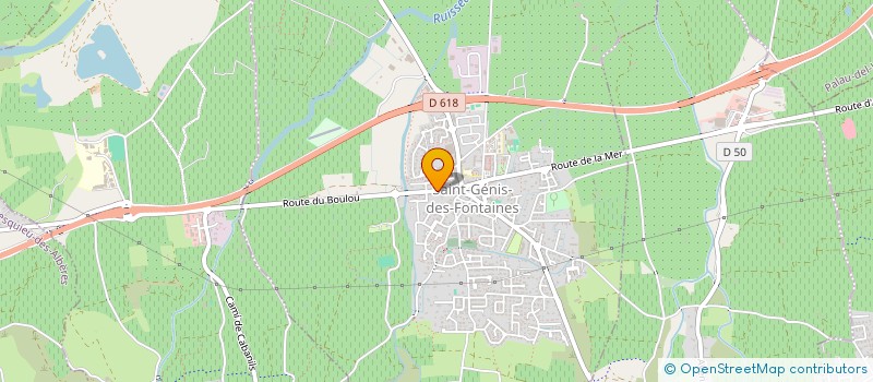 localisation de l'entreprise GARDE LA PECHE  SAINT-GENIS-DES-FONTAINES