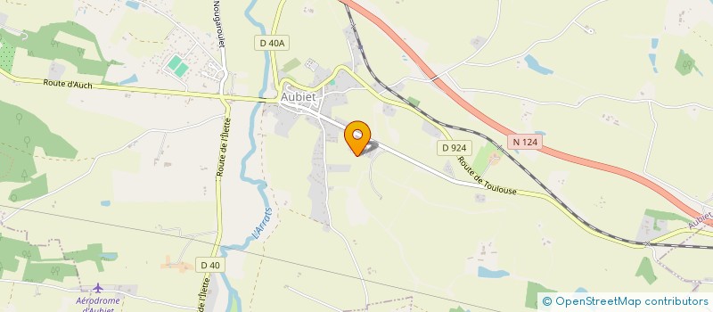 localisation de l'entreprise GARDE LE SOURIRE !  AUBIET