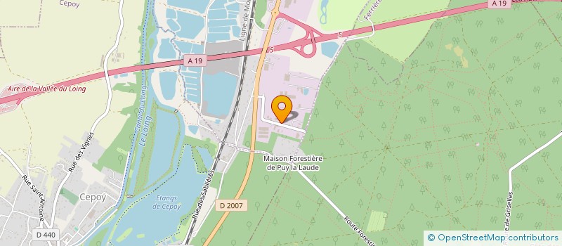 localisation de l'entreprise GARDE MEUBLES 45  FONTENAY-SUR-LOING