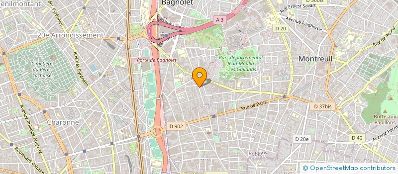 localisation de l'entreprise GARDE MOI SI TU PEUX à BAGNOLET