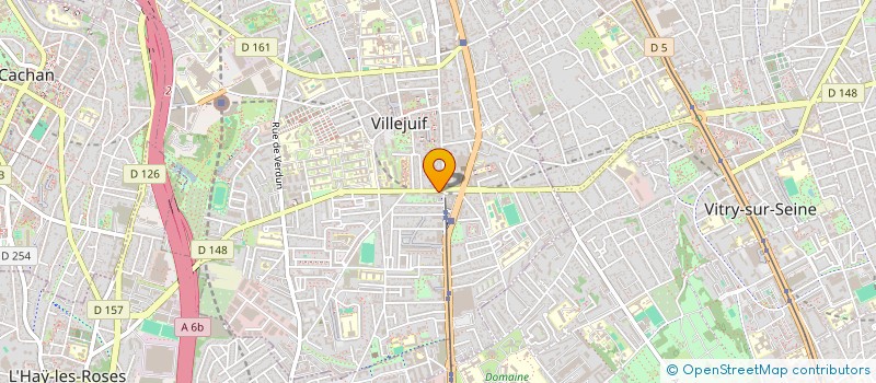 localisation de l'entreprise GARDE NATIONALE 1789  VILLEJUIF