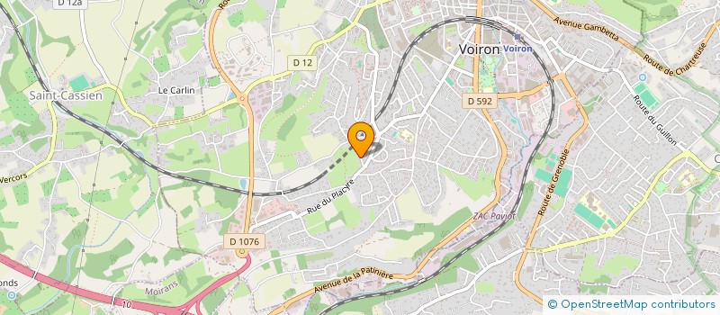 localisation de l'entreprise GARDE-NOTES  VOIRON