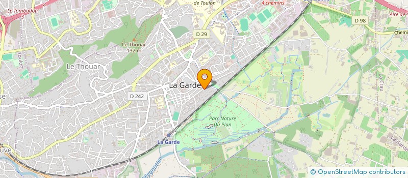 localisation de l'entreprise GARDEENNE DE PROPRETE à LA GARDE