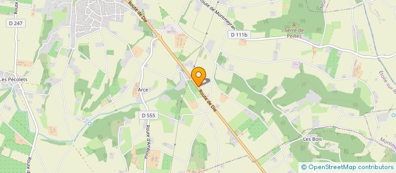 localisation de l'entreprise GARDEL RAPHAEL  ETOILE-SUR-RHONE