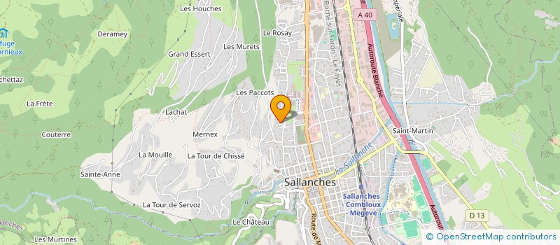 localisation de l'entreprise GARDEM à SALLANCHES