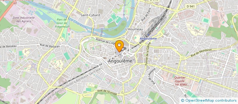 localisation de l'entreprise GARDEN à ANGOULEME