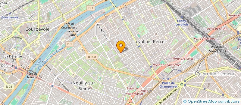 localisation de l'entreprise GARDEN à LEVALLOIS PERRET