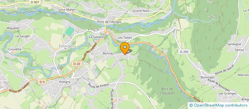 localisation de l'entreprise GARDEN AND LIGHT  FILLINGES