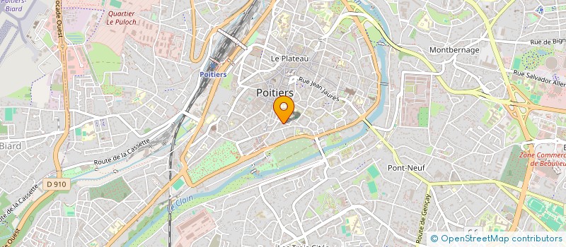 localisation de l'entreprise GARDEN BLUES à POITIERS