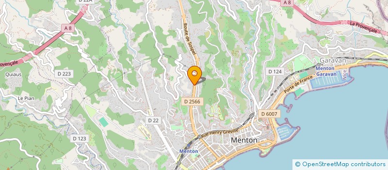 localisation de l'entreprise GARDEN CENTER DE MENTON  MENTON