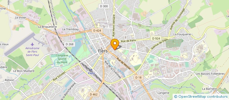 localisation de l'entreprise GARDEN CLUB à FLERS