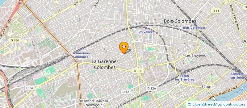 localisation de l'entreprise GARDEN COLOMBES à LA GARENNE-COLOMBES