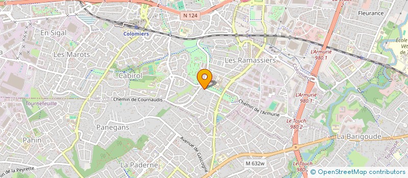localisation de l'entreprise GARDEN'CREART à COLOMIERS