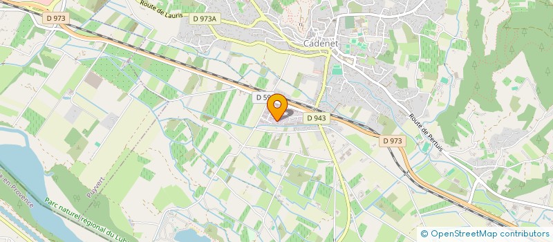 localisation de l'entreprise GARDEN CROQ'  CADENET