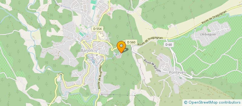 localisation de l'entreprise GARDEN DESIGN  BARJOLS