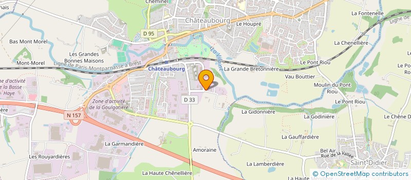 localisation de l'entreprise GARDEN EQUIPMENT à NOYAL-CHATILLON-SUR-SEICHE