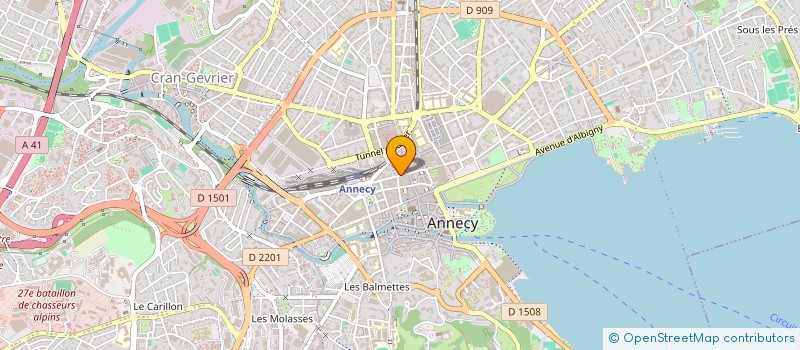 localisation de l'entreprise GARDEN ET SPA à ANNECY
