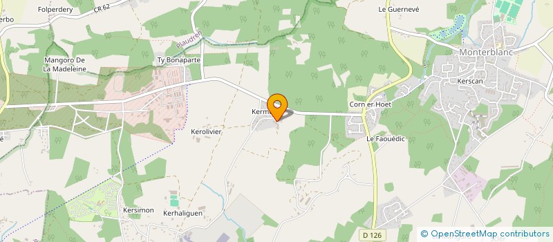 localisation de l'entreprise GARDEN FABRIK  MONTERBLANC