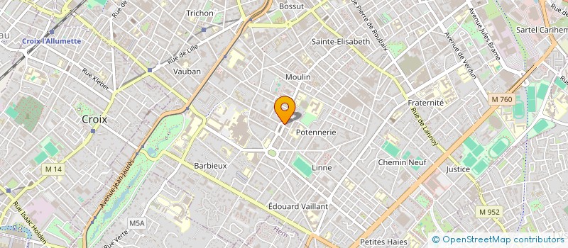 localisation de l'entreprise GARDEN FOOD  ROUBAIX