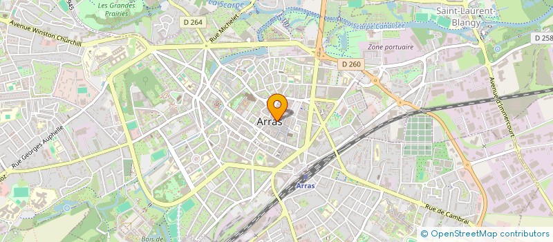 localisation de l'entreprise GARDEN FOOD ARRAS à ARRAS