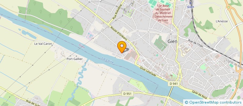 localisation de l'entreprise GARDEN FOREST AR45  GIEN