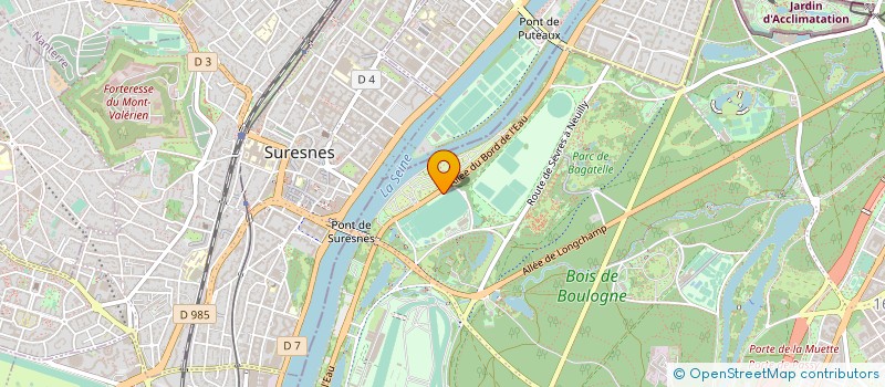 localisation de l'entreprise GARDEN GOLF GREENS à PARIS
