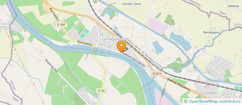 localisation de l'entreprise GARDEN GRASS FRANCE à LAMAGISTERE