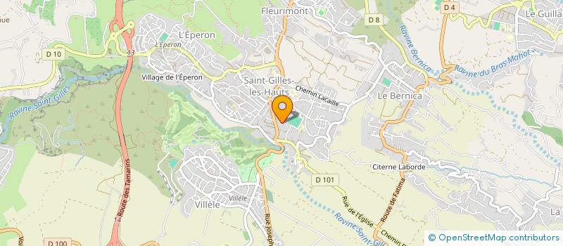 localisation de l'entreprise GARDEN IMMOBILIER à SAINT-PAUL