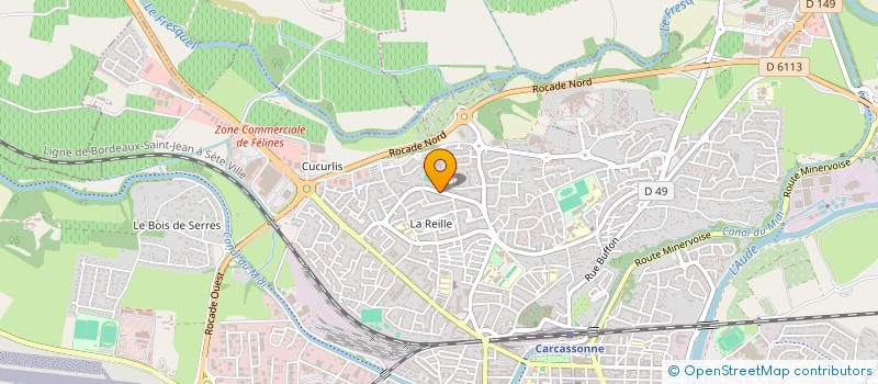 localisation de l'entreprise GARDEN NATURE  CARCASSONNE