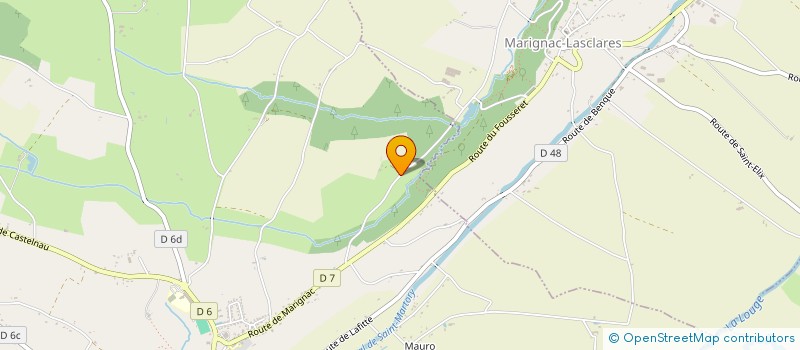 localisation de l'entreprise GARDEN PARADISE 31  LE FOUSSERET