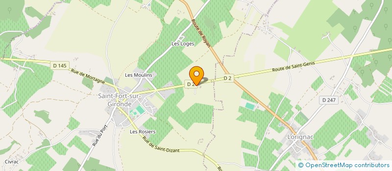 localisation de l'entreprise GARDEN PARK  SAINT-FORT-SUR-GIRONDE