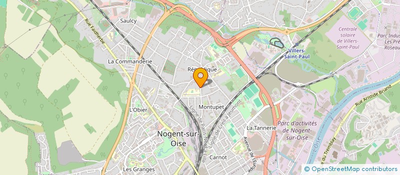 localisation de l'entreprise GARDEN PARTY SET  NOGENT-SUR-OISE