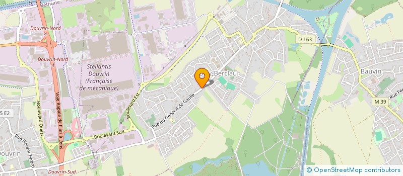 localisation de l'entreprise GARDEN PIZZA  BILLY-BERCLAU