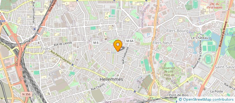 localisation de l'entreprise GARDEN & SHOP à LILLE