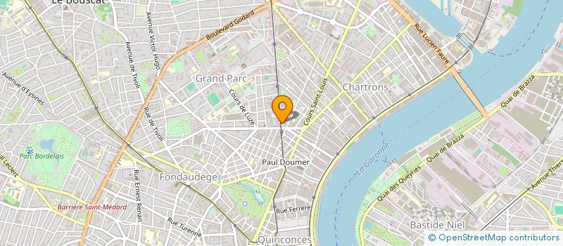 localisation de l'entreprise GARDEN-STAGE  BORDEAUX