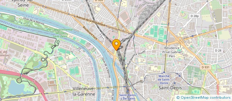 localisation de l'entreprise GARDEN STUDIO  SAINT-DENIS