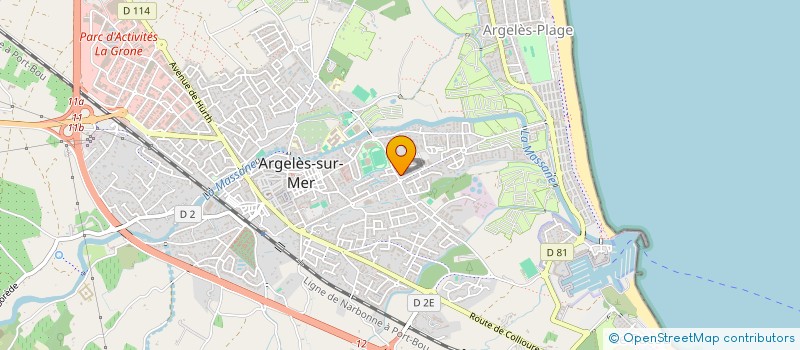 localisation de l'entreprise GARDEN TENNIS CLUB ARGELESIEN  ARGELES-SUR-MER