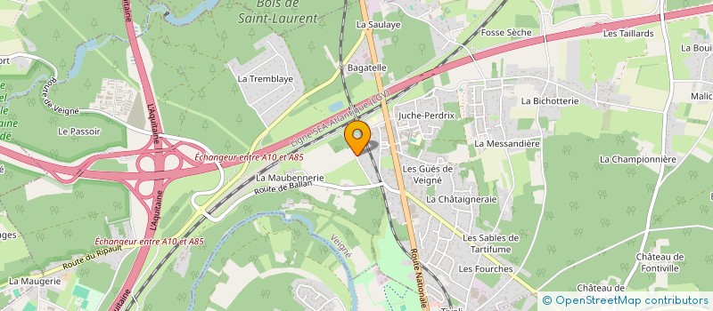localisation de l'entreprise GARDENER à VEIGNE