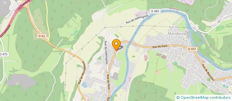 localisation de l'entreprise GARDENIA  MATHAY